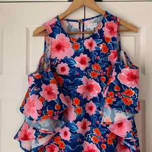 EUC Mud Pie Cold Shoulder Dress Women’s Size L